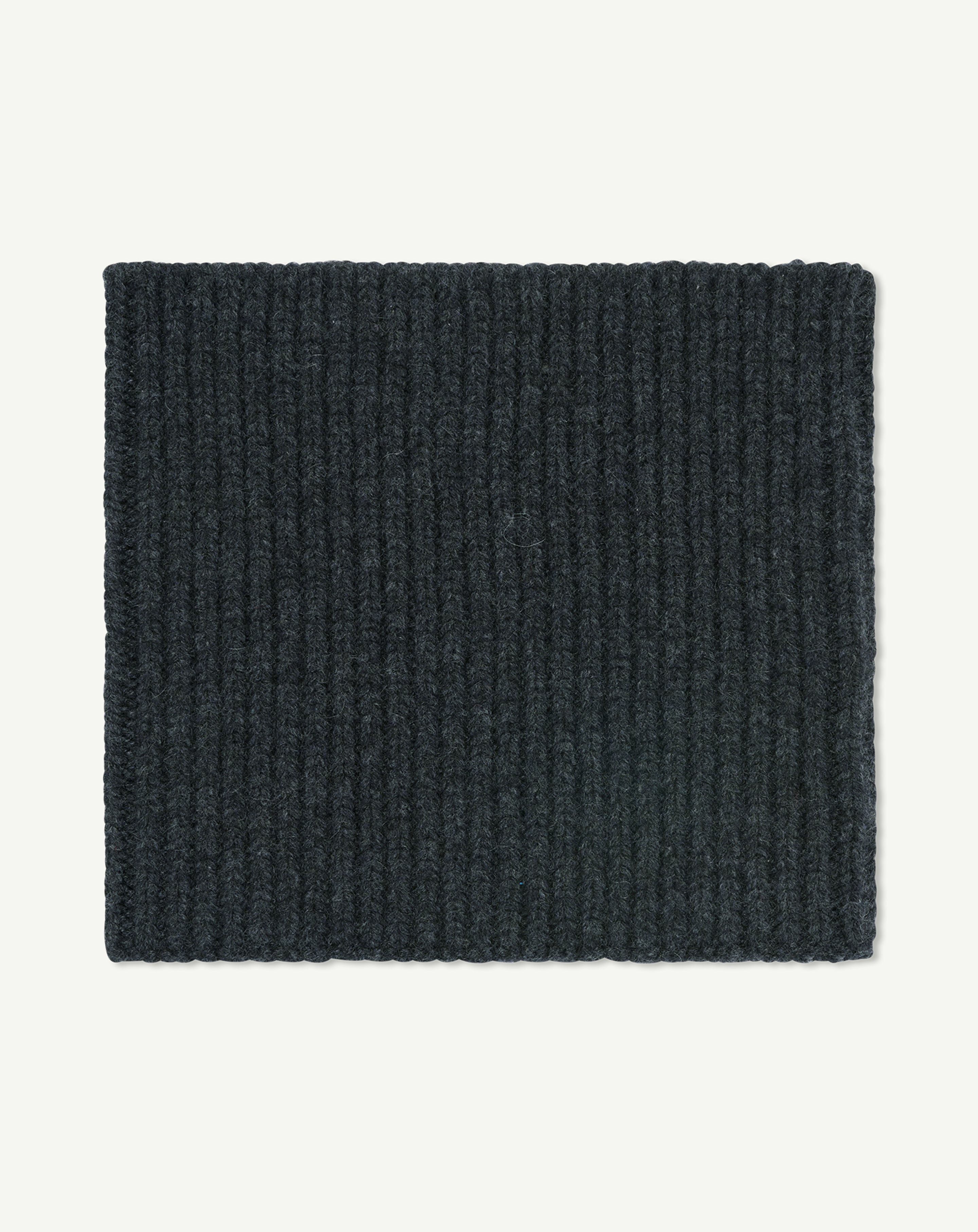 Tour de cou 12 fils-CHARBON-100% cachemire