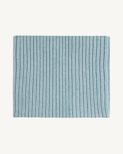 Tour de cou 12 fils-BLEU GLACIER-100% cachemire