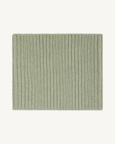 Tour de cou 12 fils-VERT DE GRIS-100% cachemire
