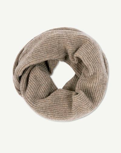 Snood à côtes-MILLET-100% cachemire