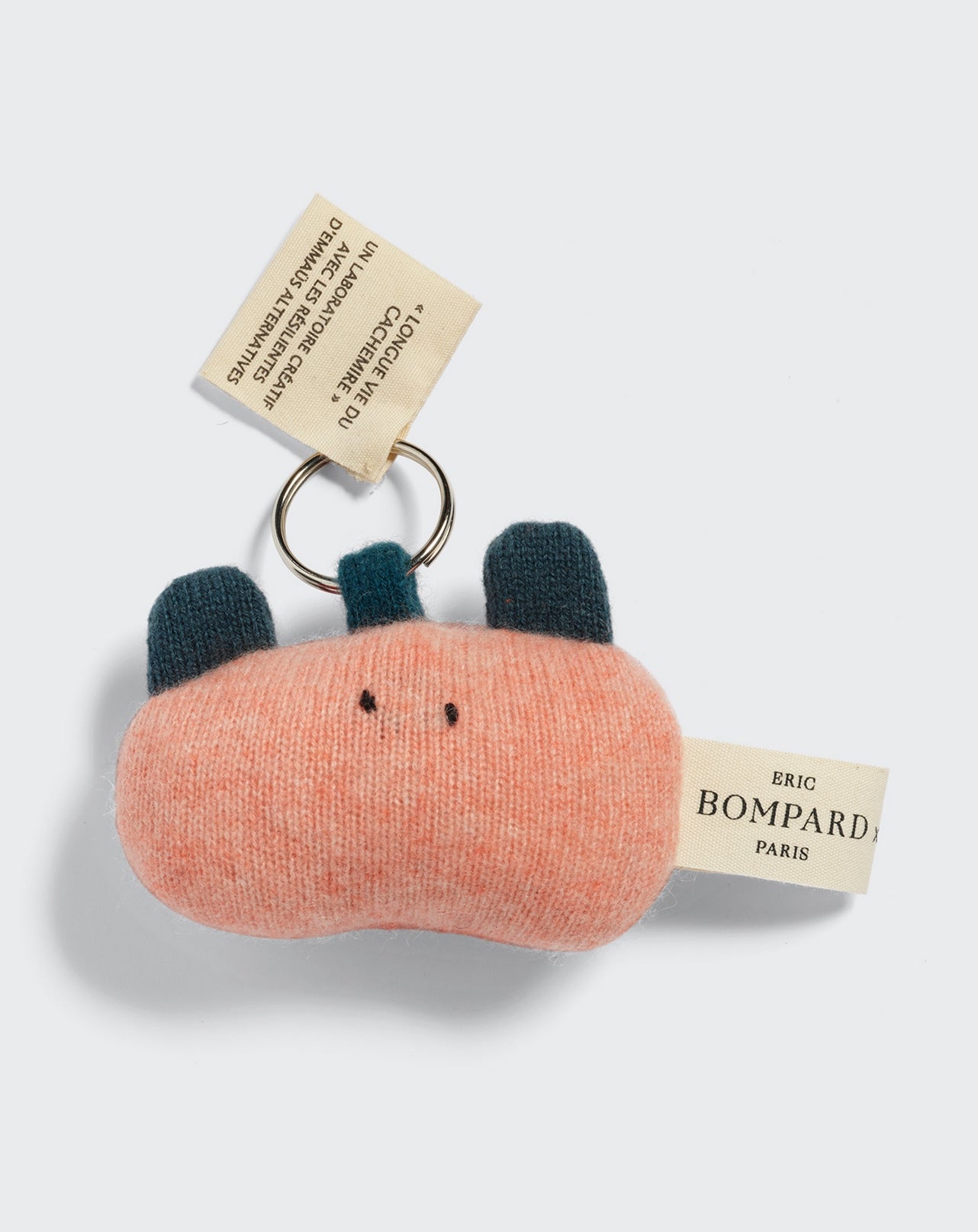 Porte clé Eric Bompard x Les Résilientes-ORANGE-Cachemire & fibres diverses