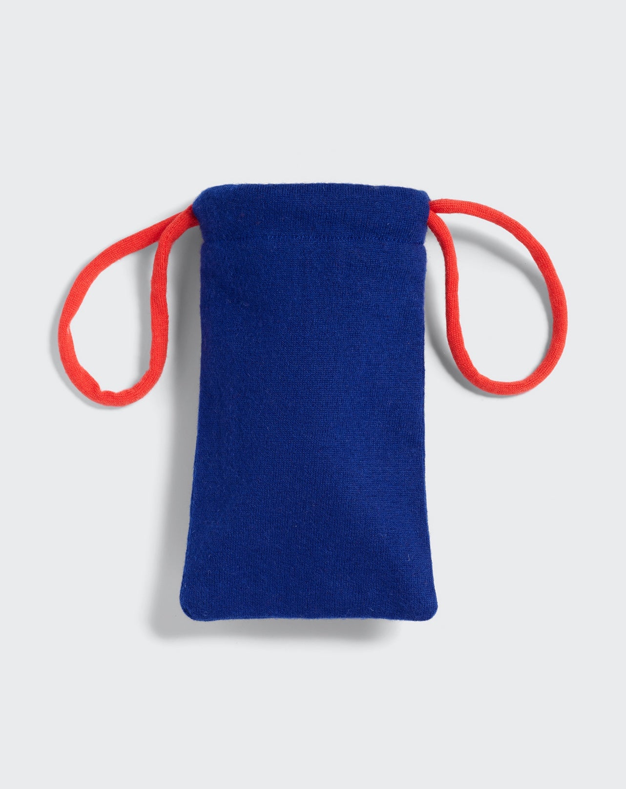 Pochette lunette Eric Bompard x Les Résilientes-BLEU-Cachemire & fibres diverses