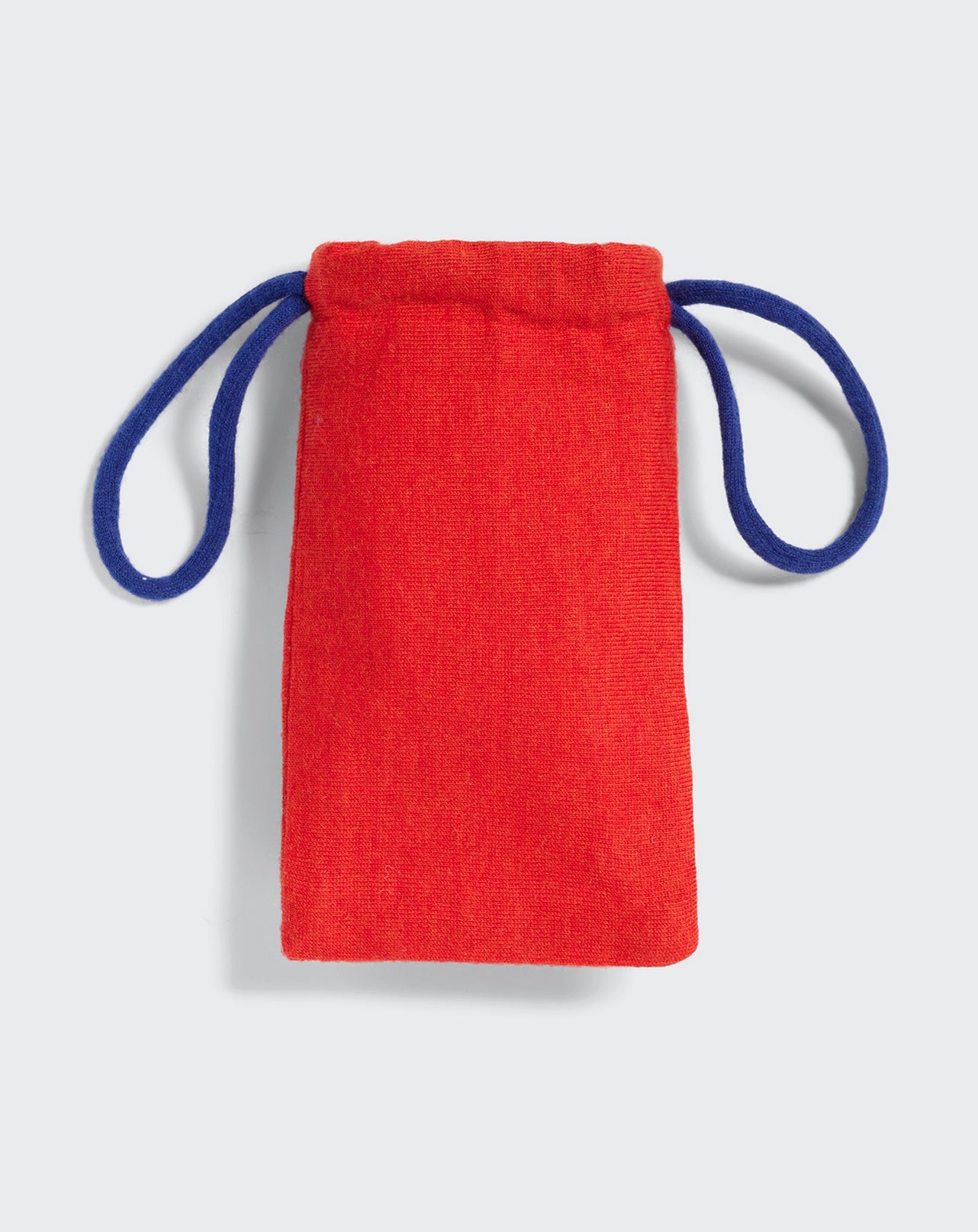 Pochette lunette Eric Bompard x Les Résilientes-ORANGE-Cachemire & fibres diverses