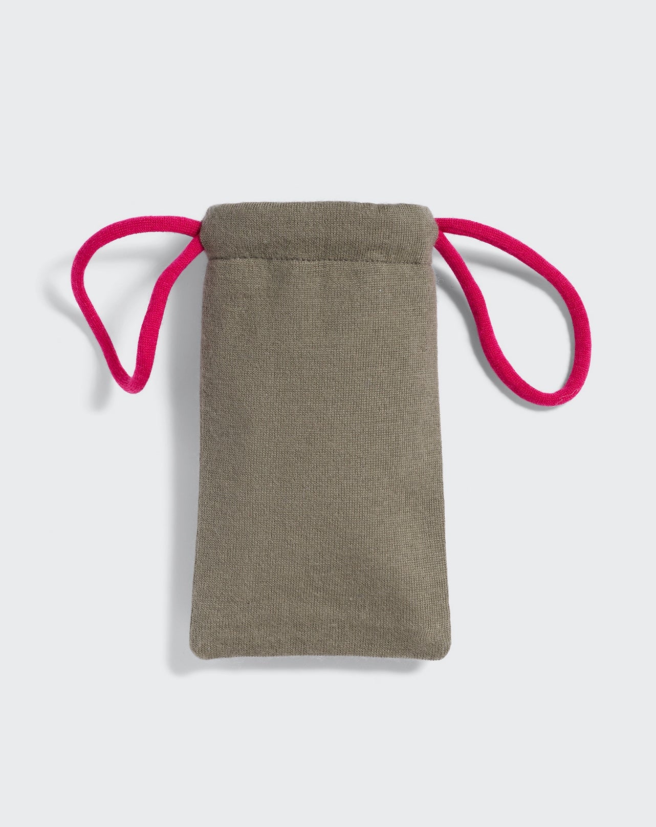 Pochette lunette Eric Bompard x Les Résilientes-KAKI-Cachemire & fibres diverses