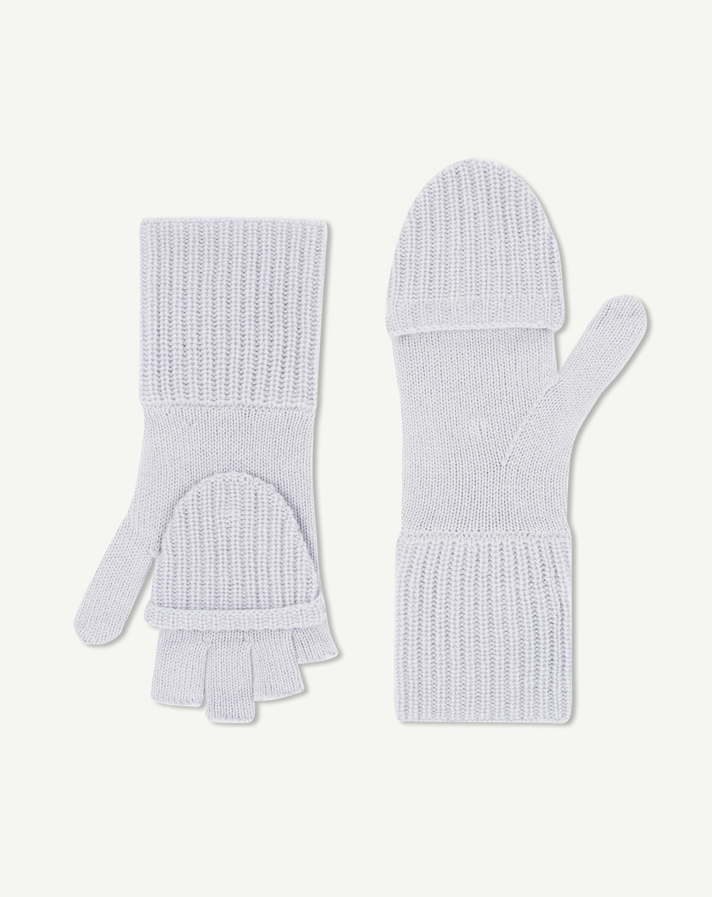 Mitaines à rabat-CIEL PARIS-100% cachemire