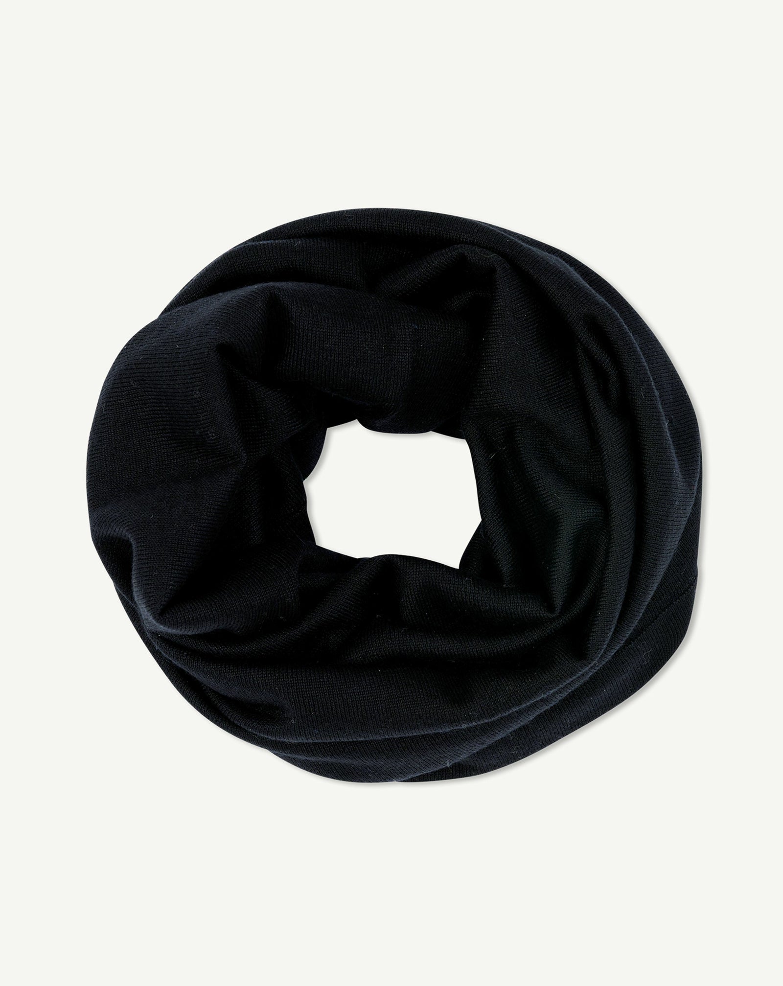 Tour de cou ultrafin-NOIR-70% cachemire 30% soie