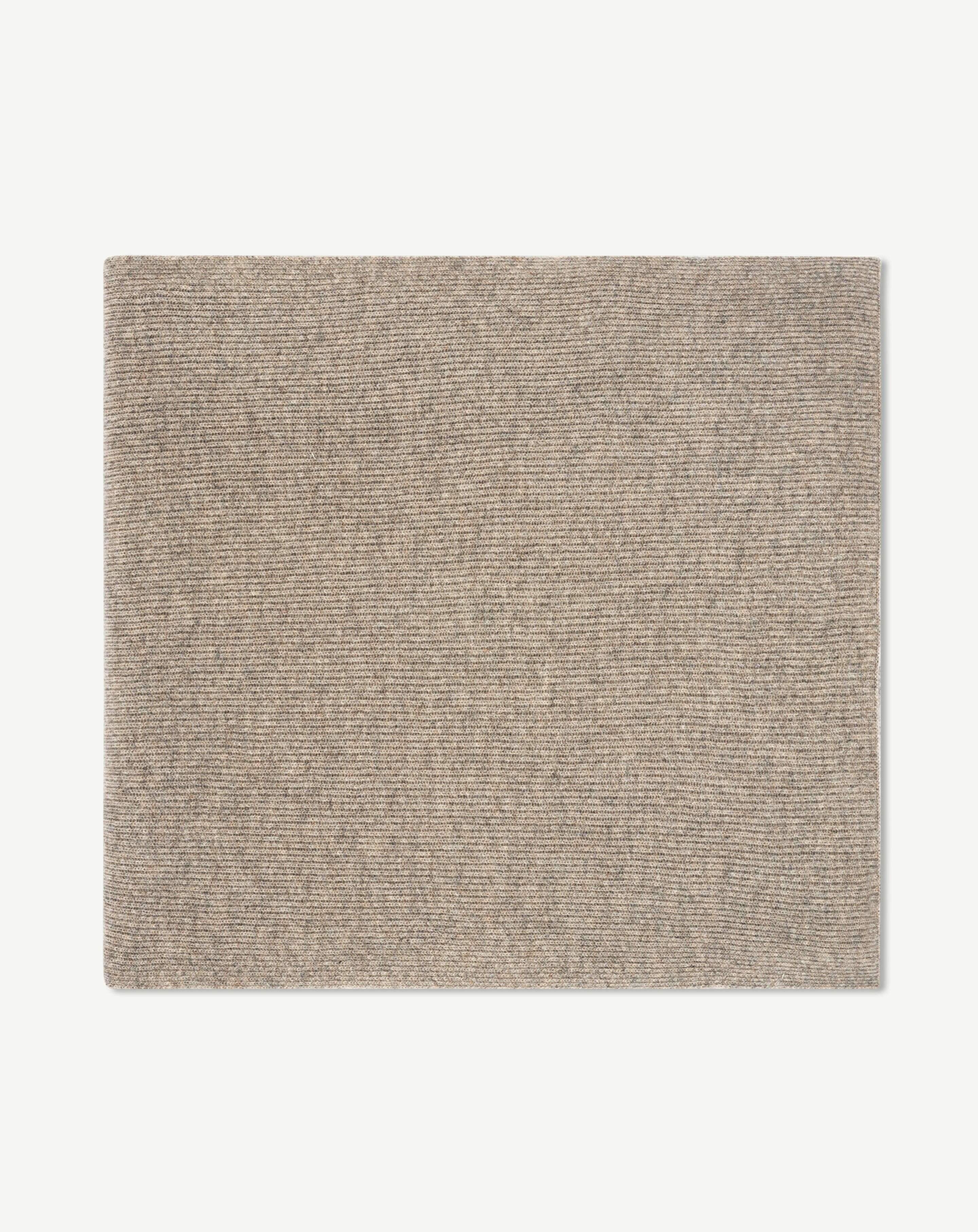 Écharpe en maille à côtes-MILLET-100% cachemire