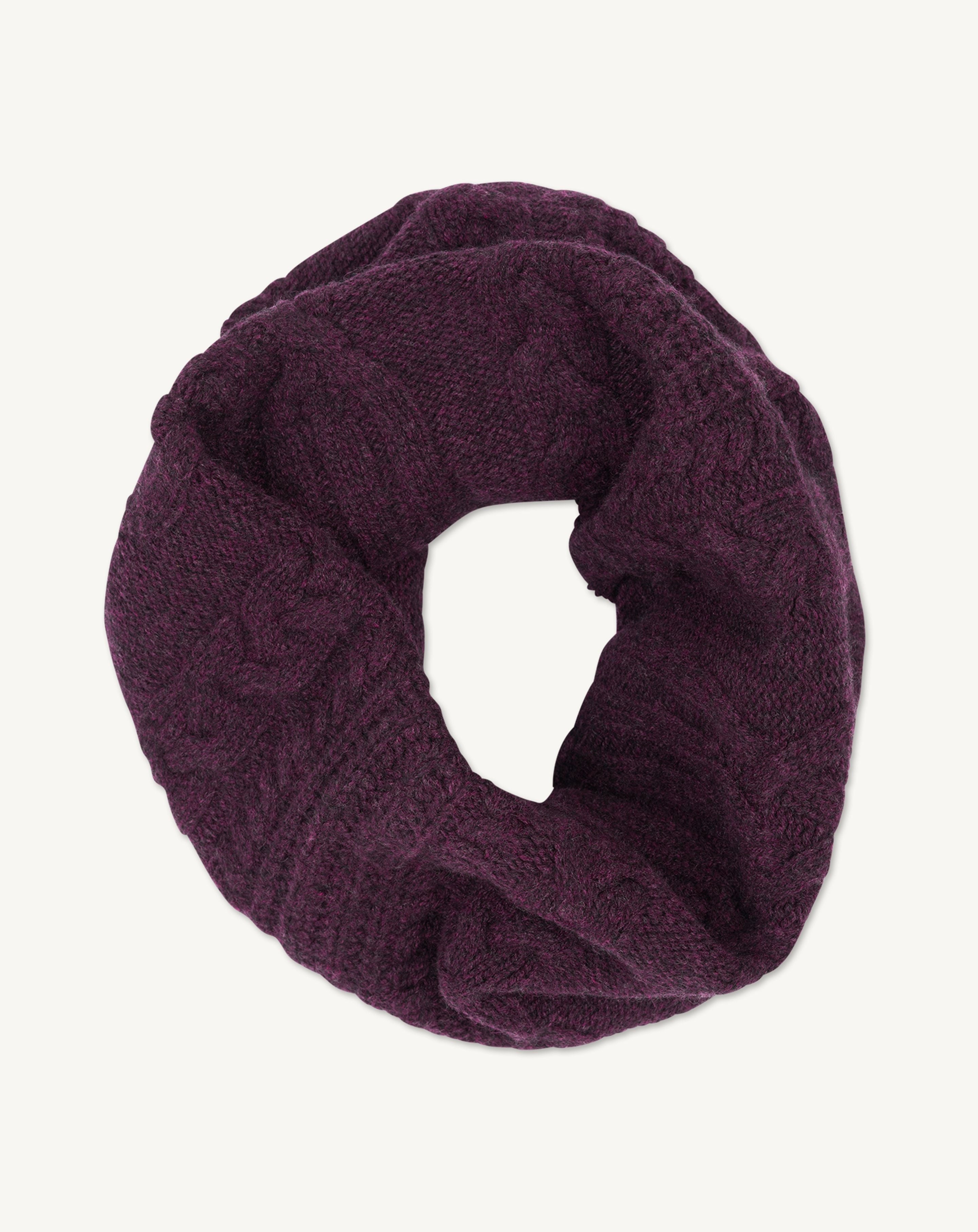 Tour de cou à torsades les 40 ans-MURE-100% cachemire