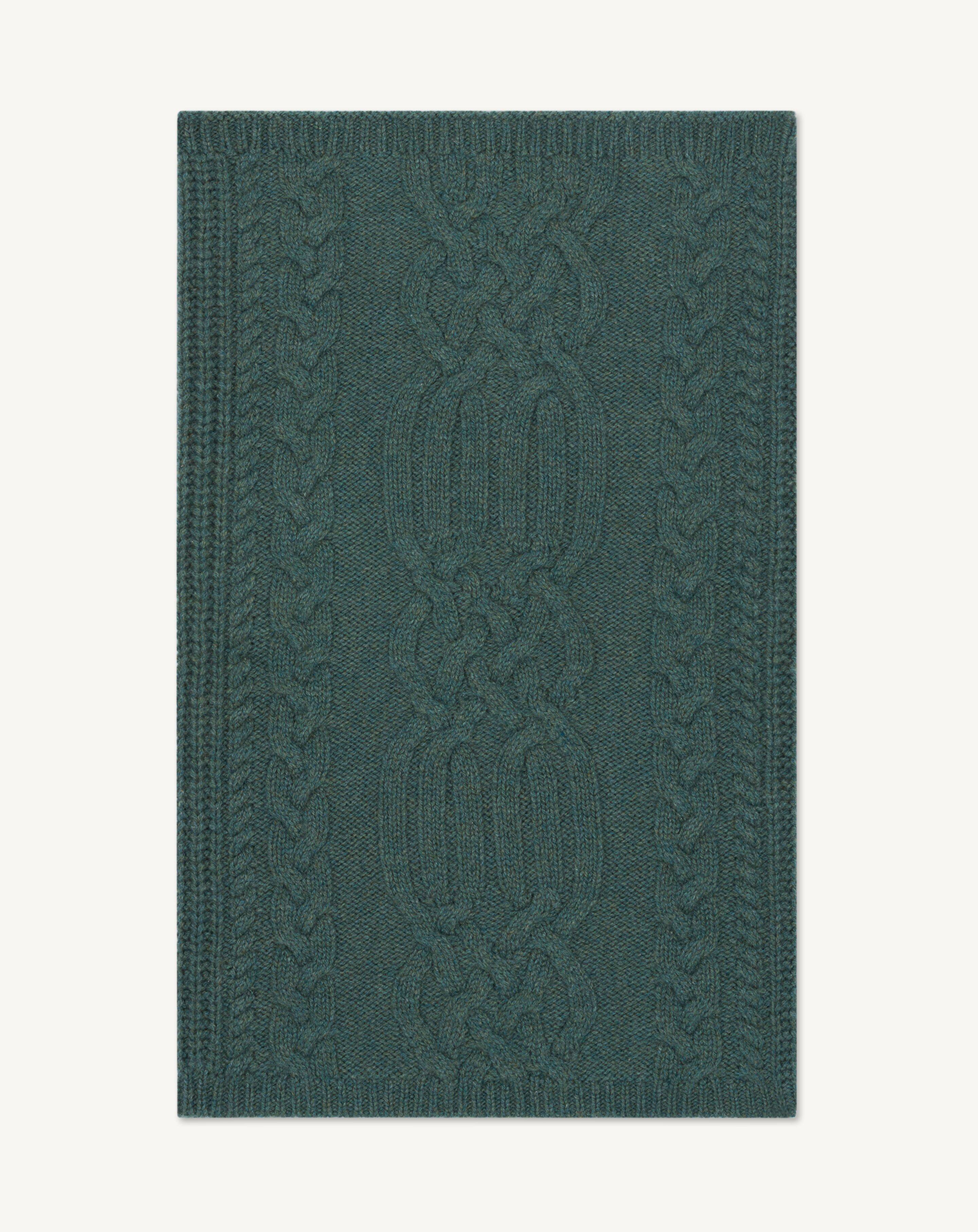 Cable-knit neck warmer - les 40 ans