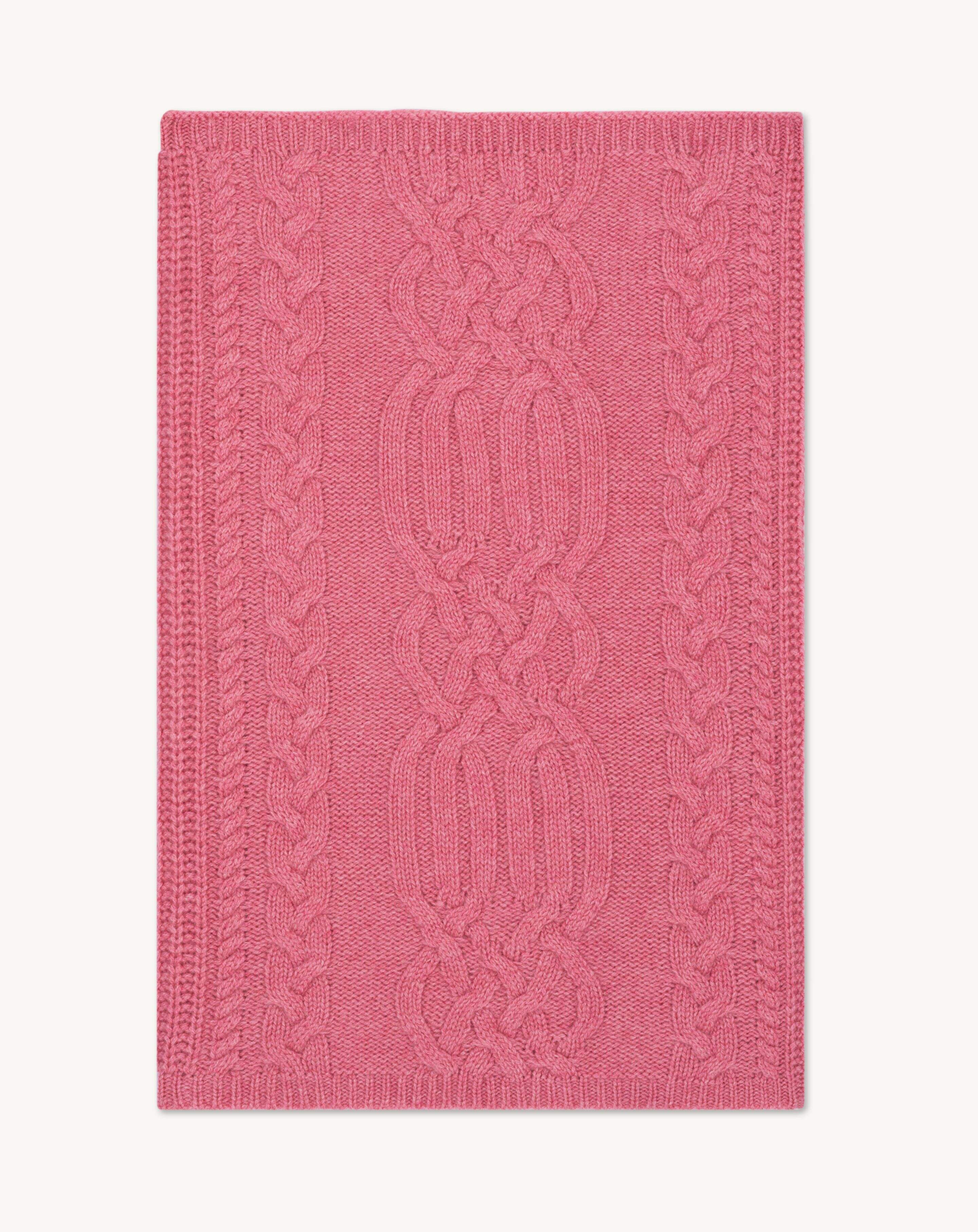 Cable-knit neck warmer - les 40 ans