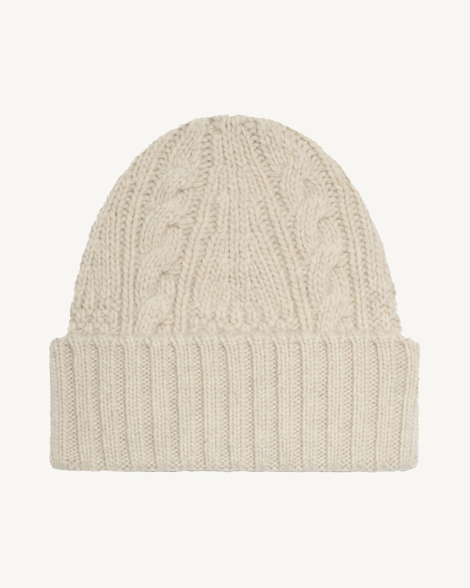 Bonnet à torsades-AVOINE-100% cachemire