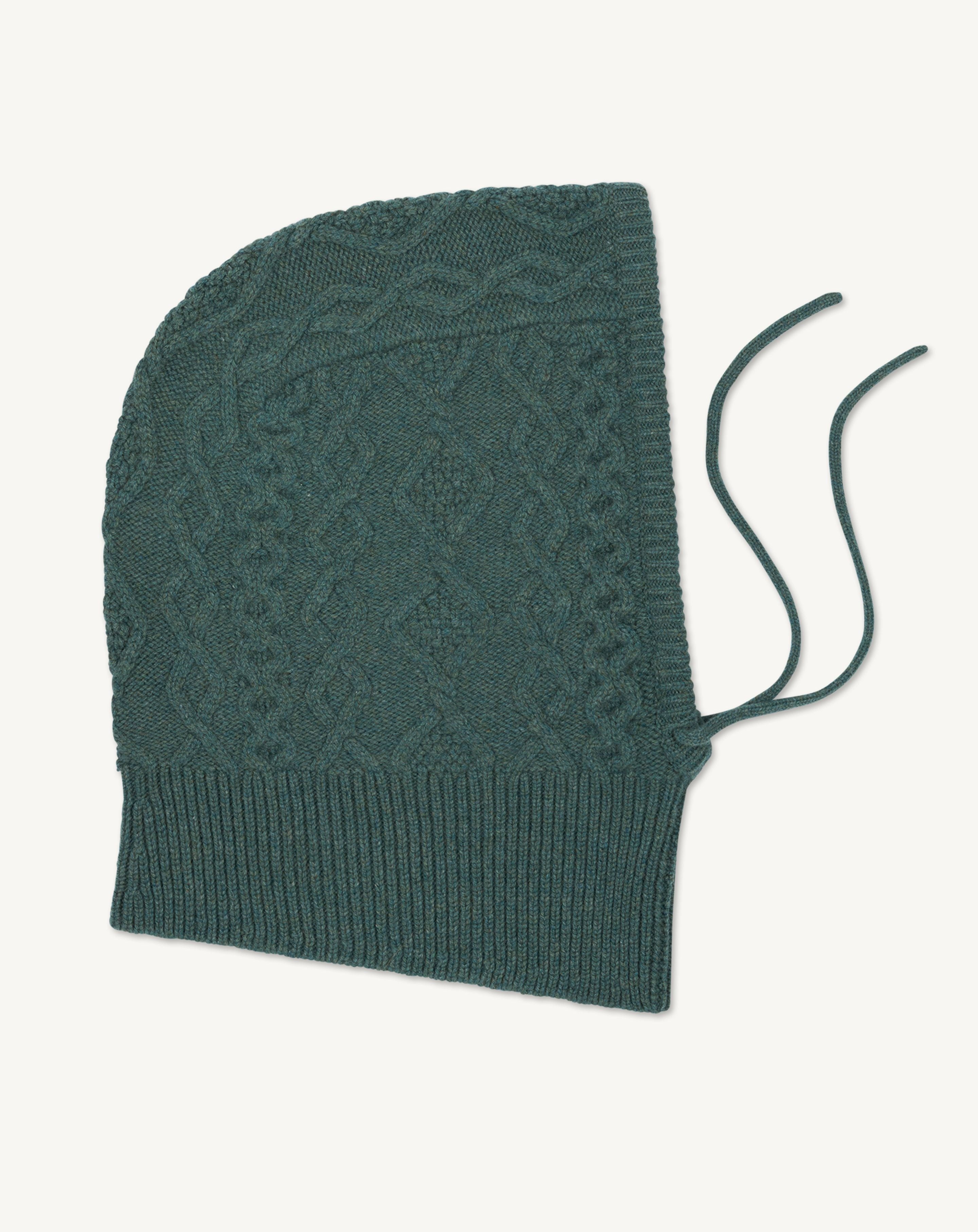 Cagoule à torsades les 40 ans-LAURIER-100% cachemire