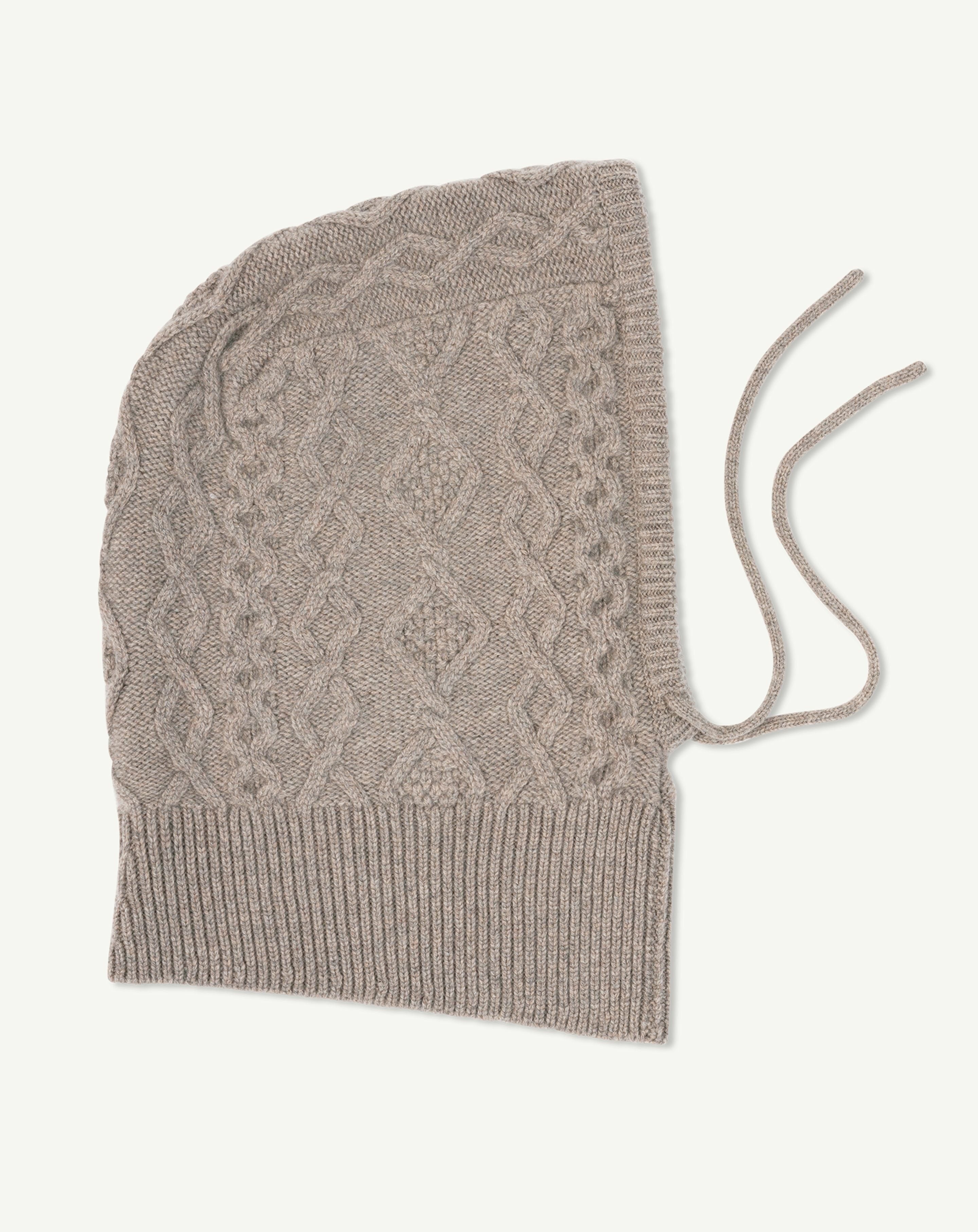 Cagoule à torsades-MILLET-100% cachemire