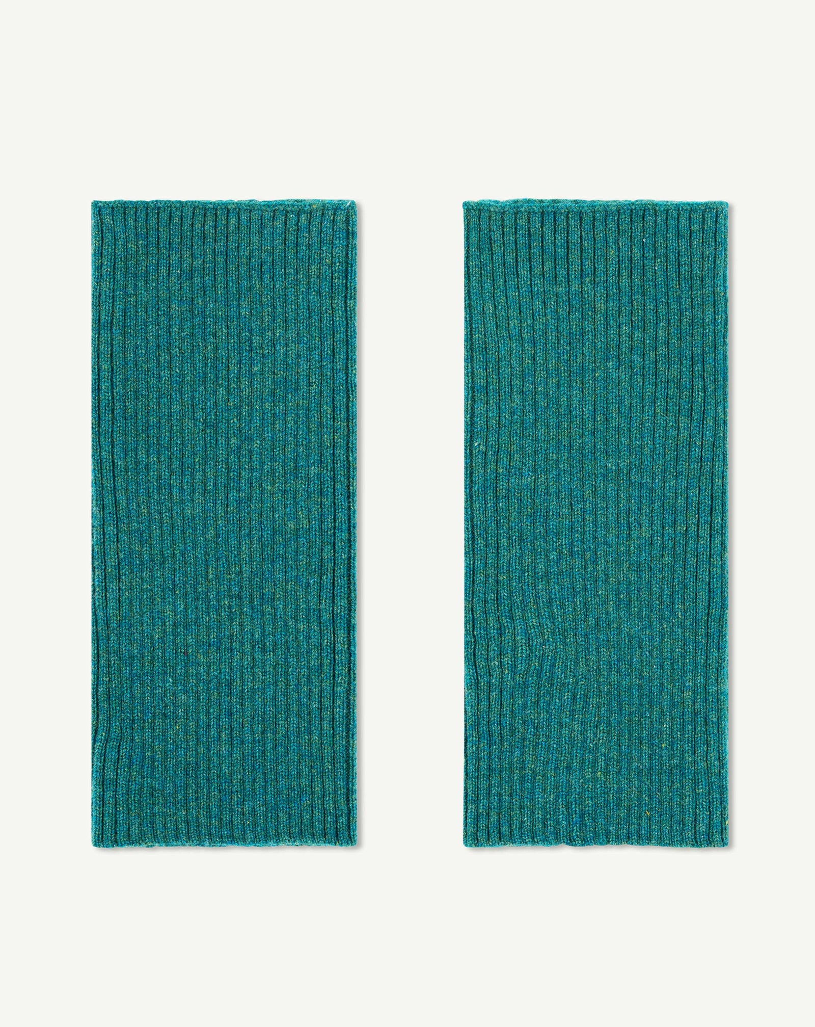 Mitaines courtes à côtes-CEDRE-100% cachemire