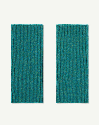 Mitaines courtes à côtes-CEDRE-100% cachemire