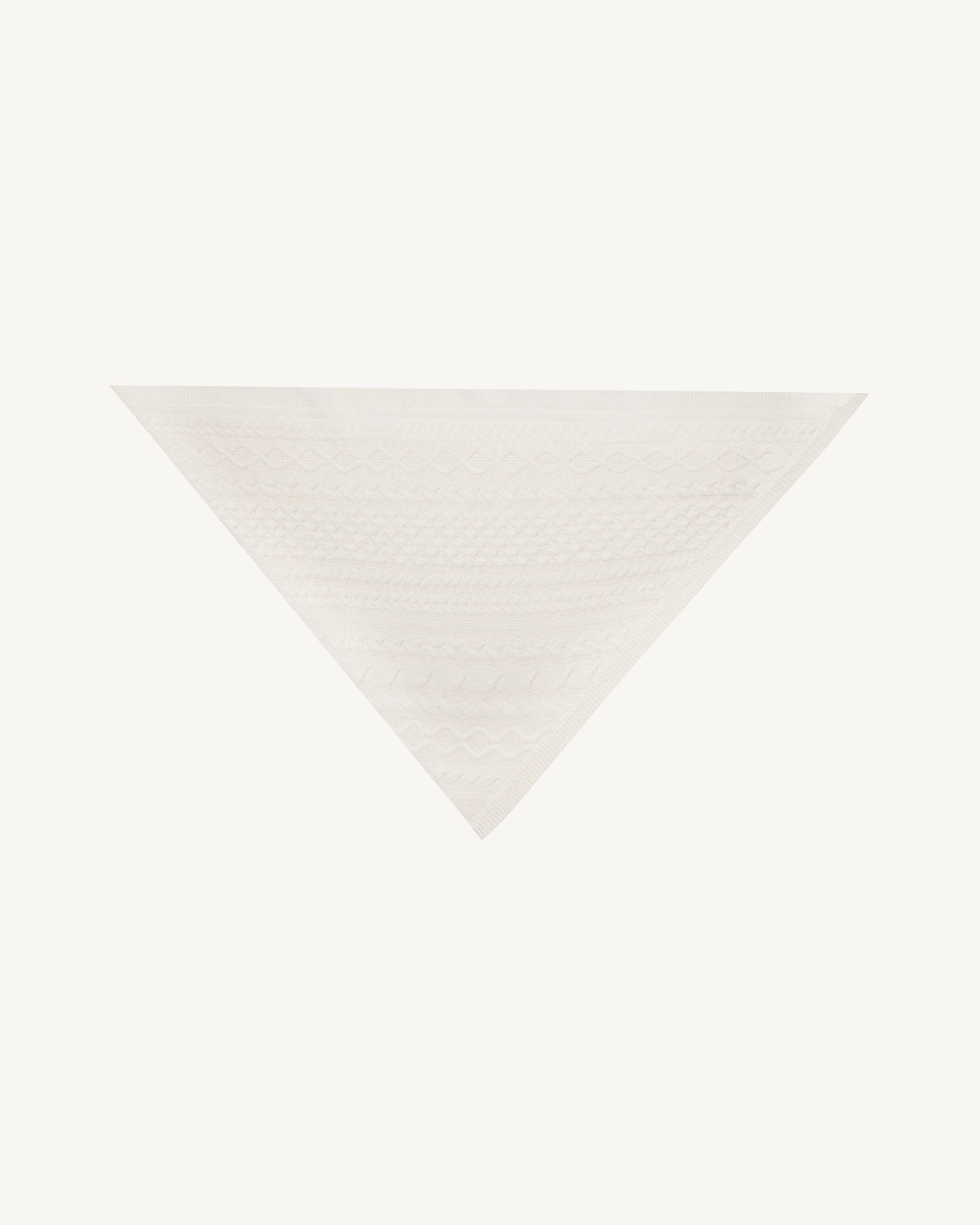 Grand triangle Sacha-NATUREL-100% cachemire