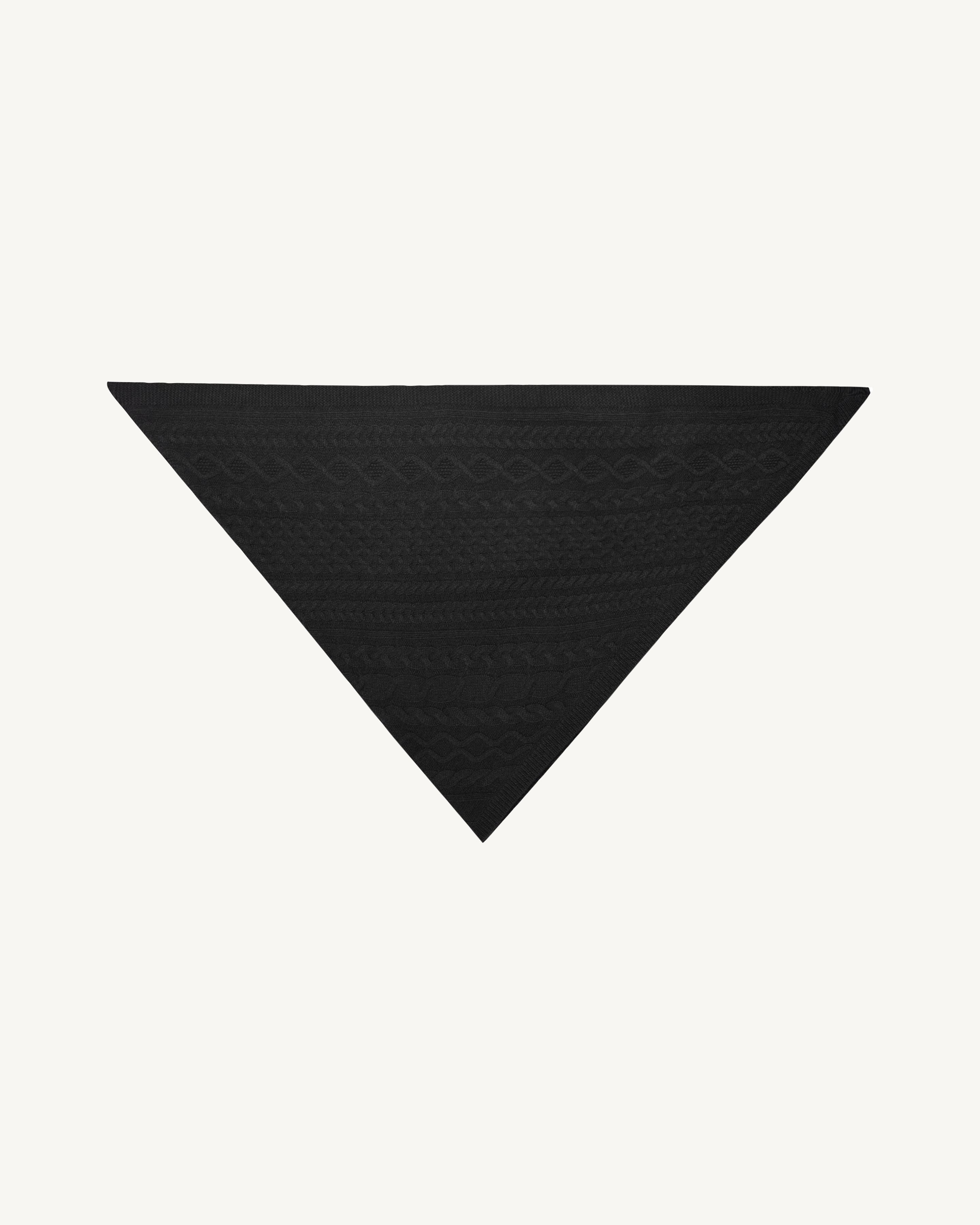 Grand triangle Sacha-NOIR-100% cachemire