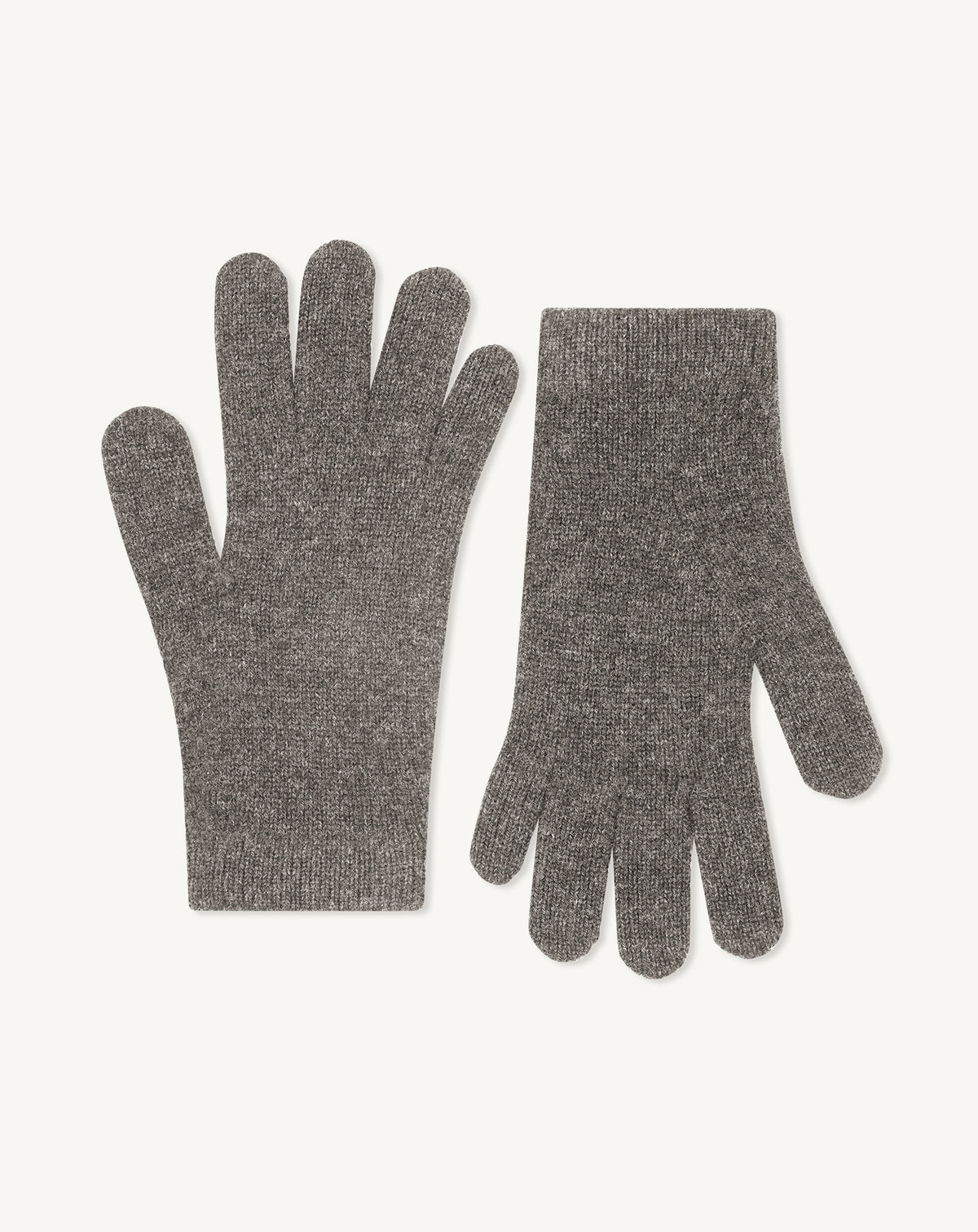 Gants femme-GRIS METEORITE-100% cachemire