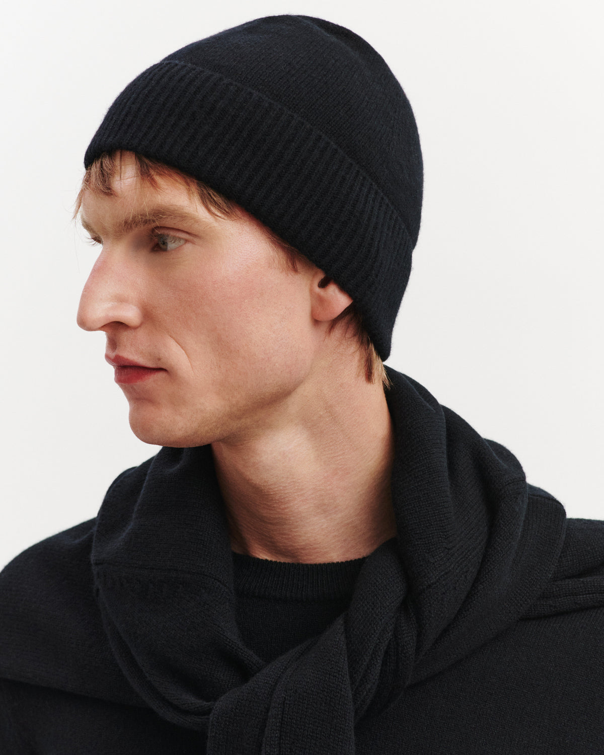 Bonnet Origines-NOIR-100% cachemire