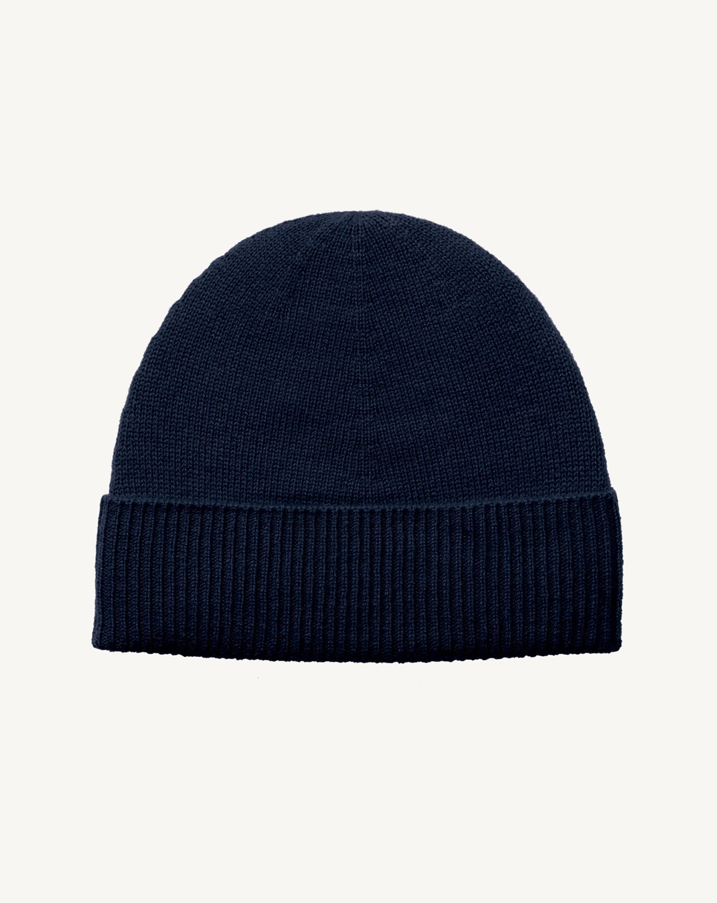 Bonnet classique-MARINE-100% CACHEMIRE