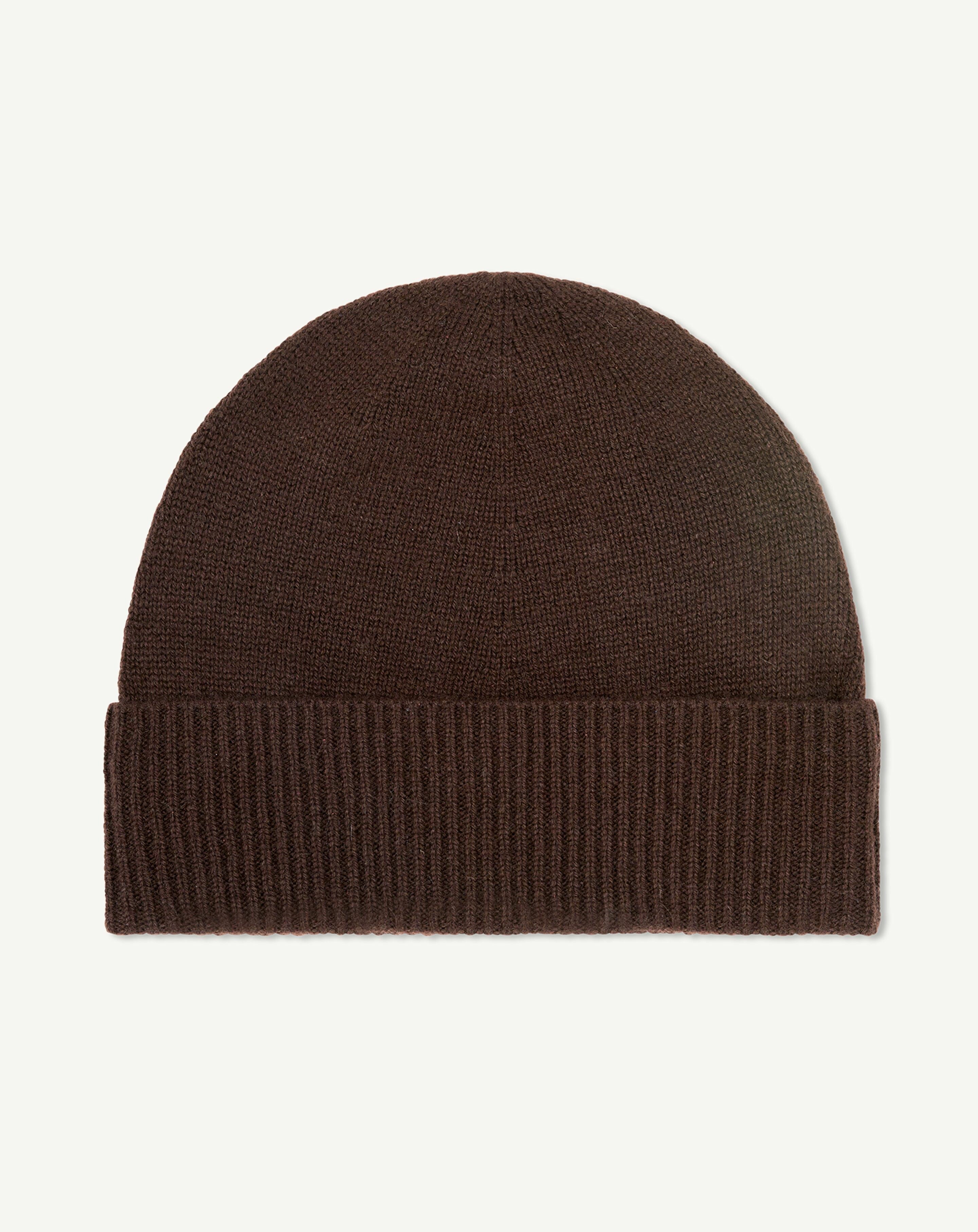 Classic hat in Cashmere Mix chocolate | Eric Bompard
