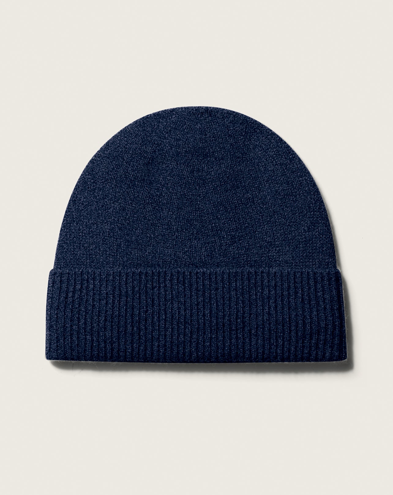 Bonnet classique-BLEU NOCTURNE-100% CACHEMIRE