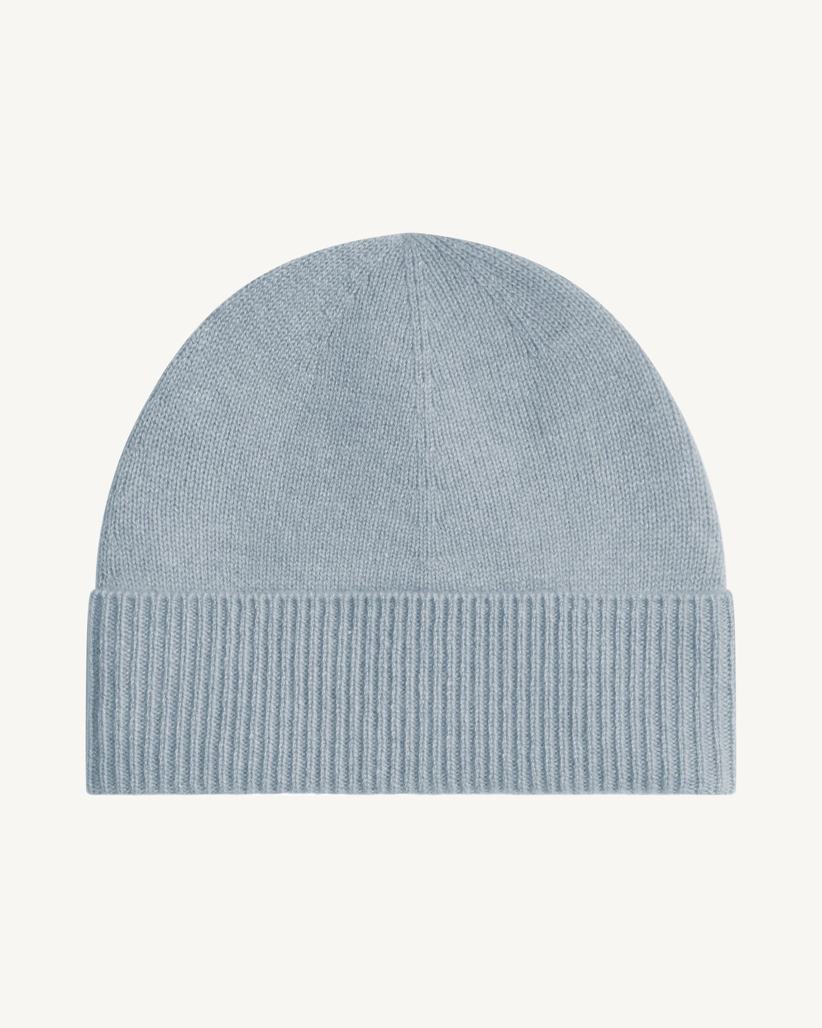 Bonnet classique-BLEU GLACIER-100% cachemire