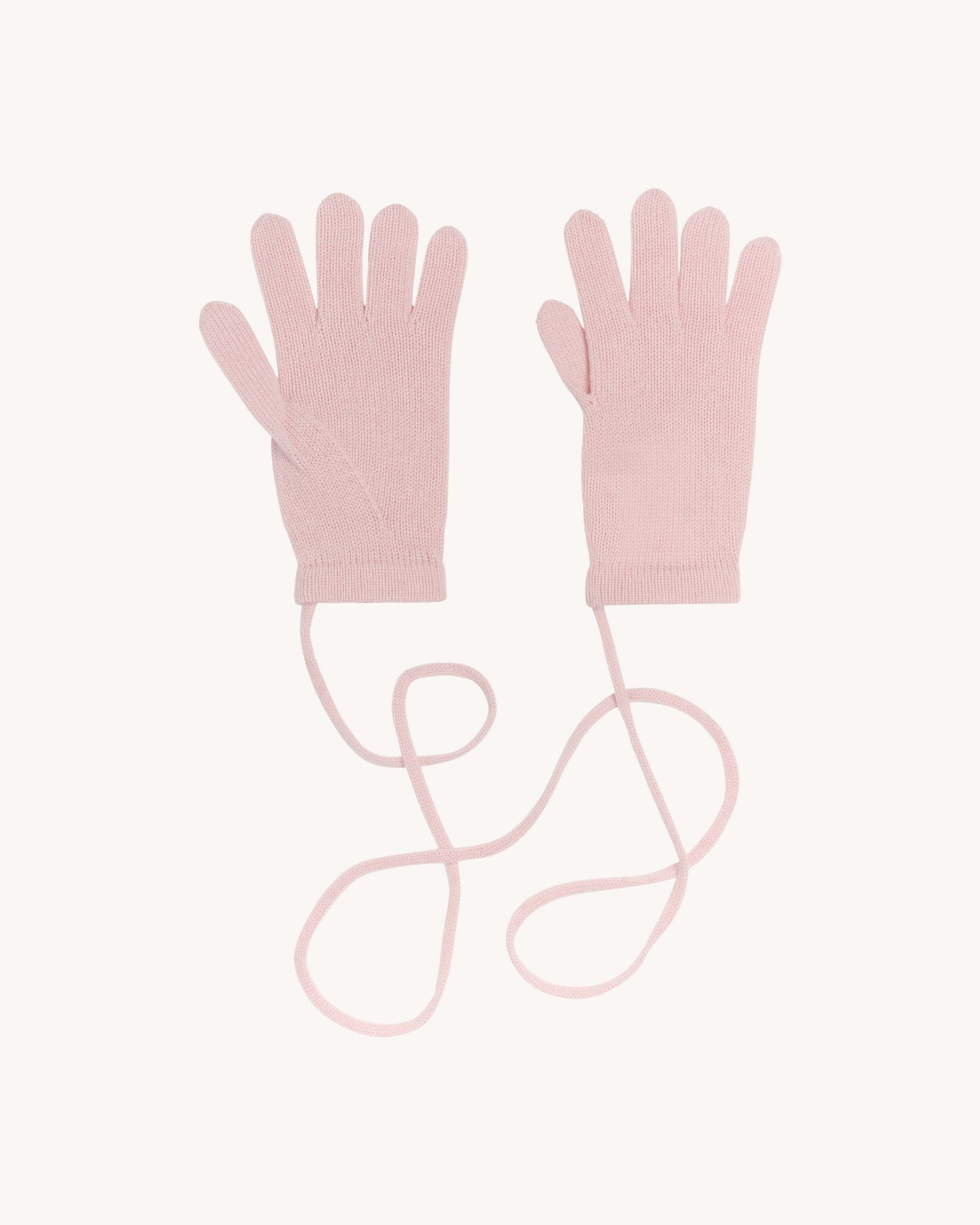 Gants enfant-ROSE QUARTZ-100% cachemire