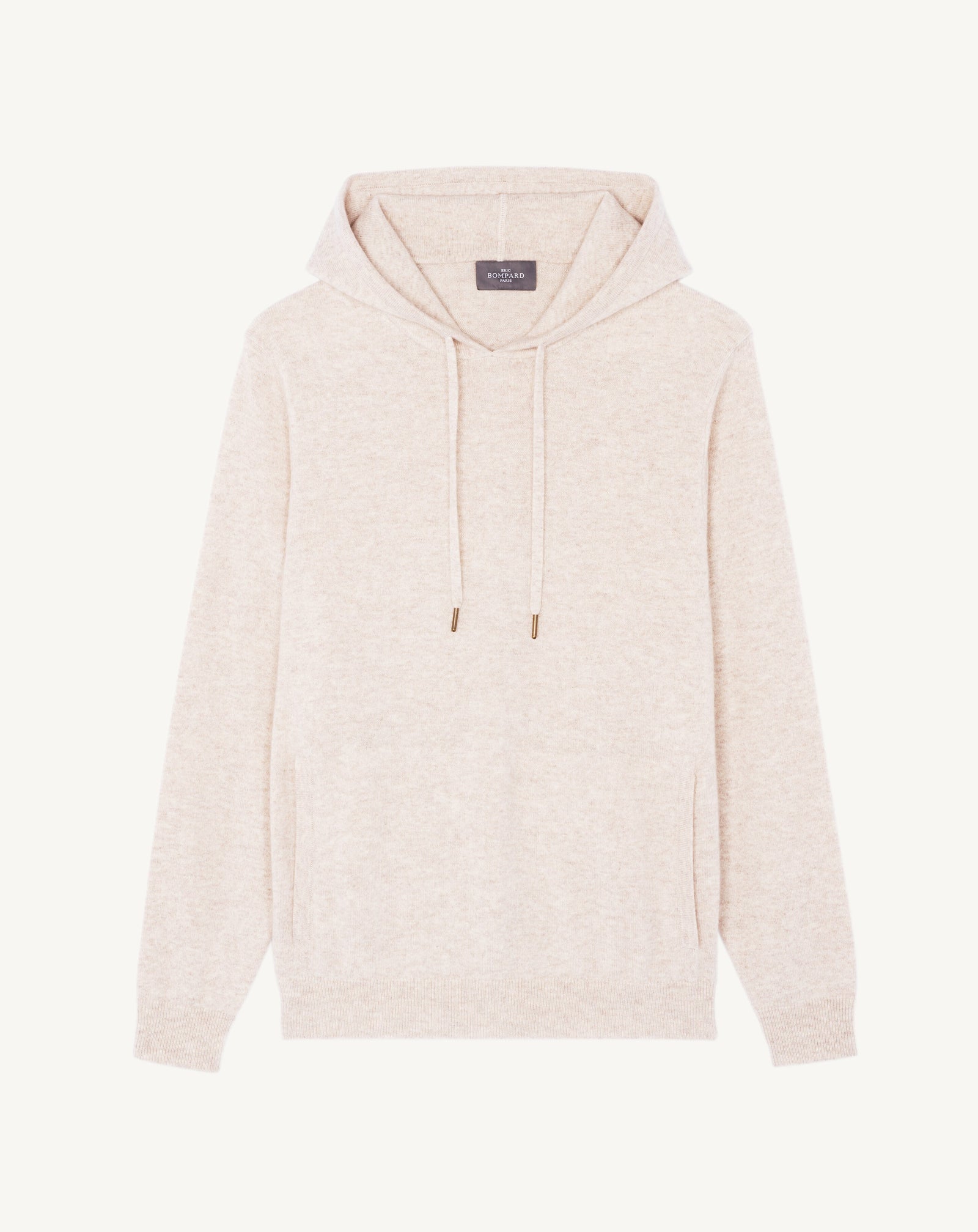 Pull à capuche-TOURTERELLE-100% cachemire