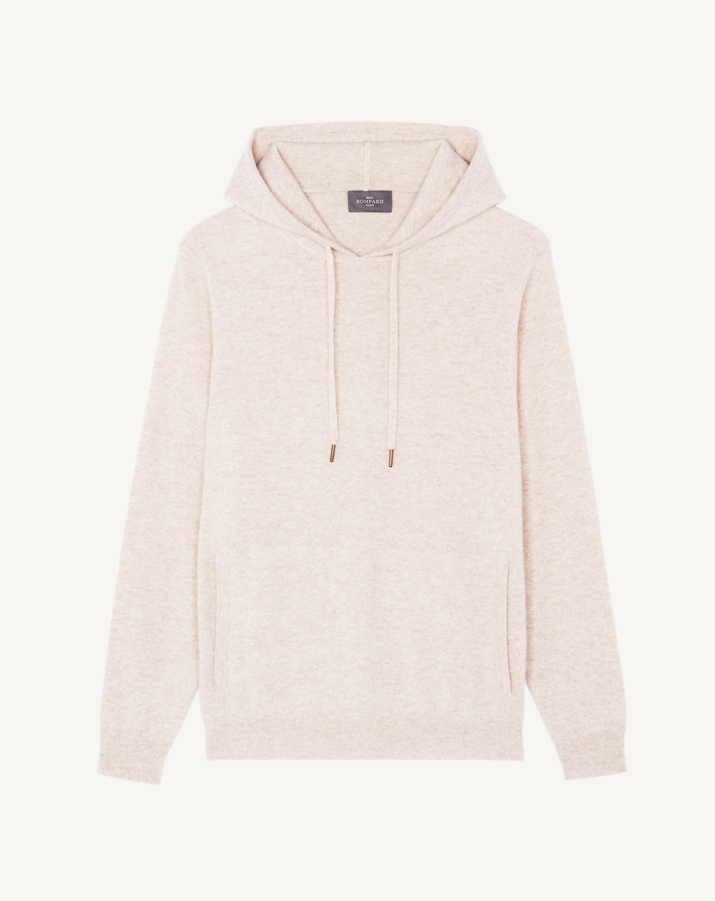 Pull à capuche-TOURTERELLE-100% cachemire