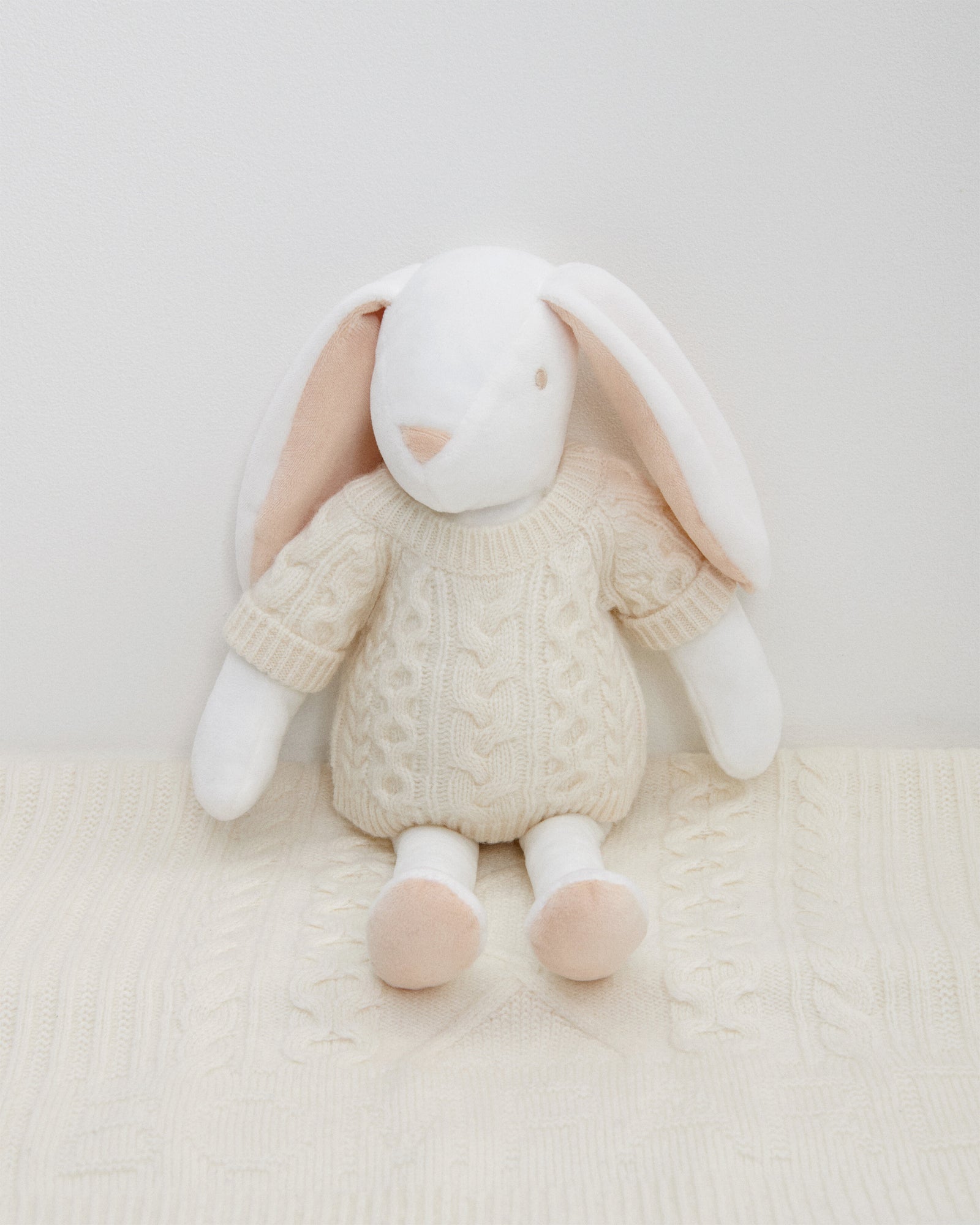 Doudou Bernard Bompard x La Pelucherie-NATUREL-50% cachemire 50% laine