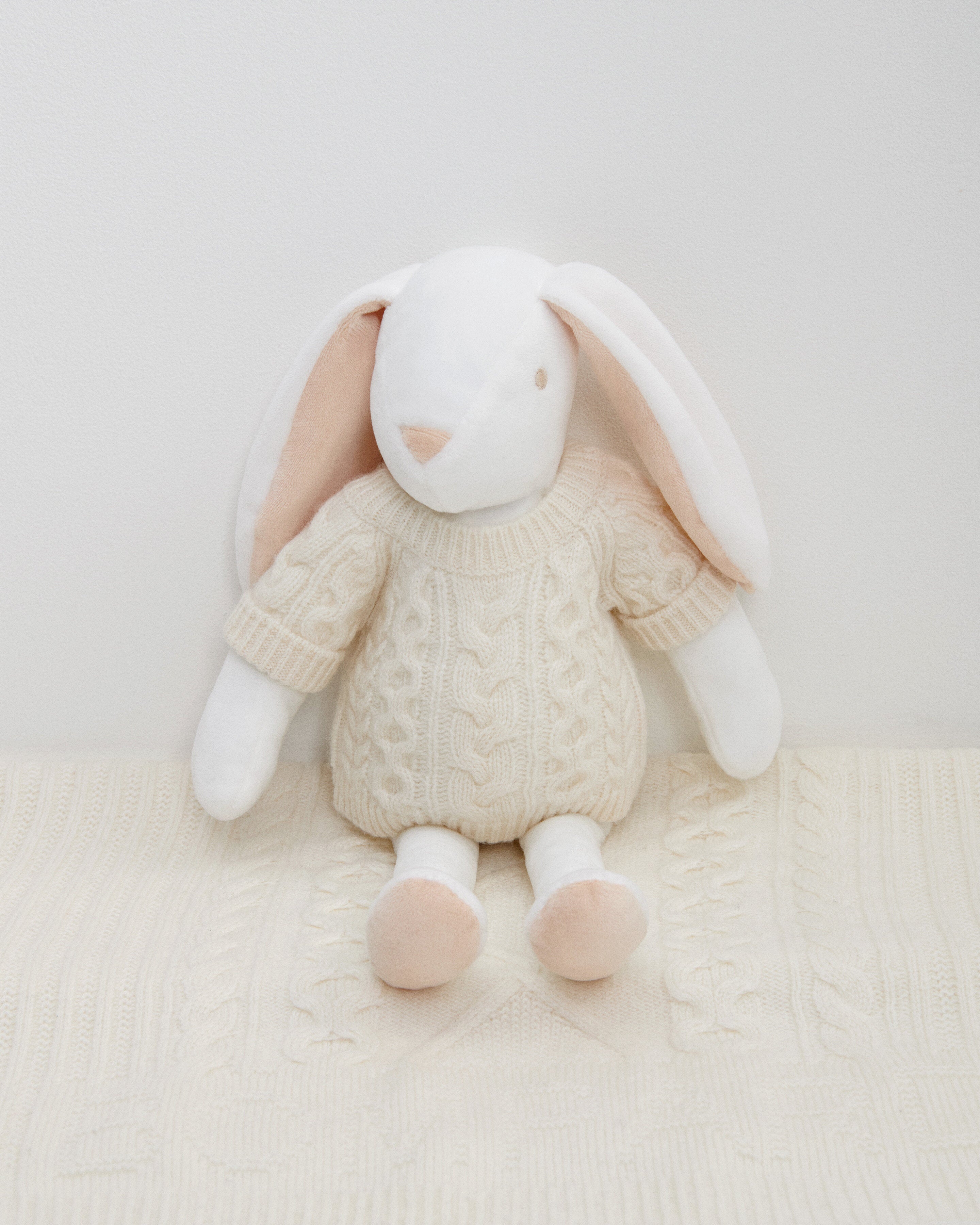 Doudou Bernard Bompard x La Pelucherie-NATUREL-50% cachemire 50% laine