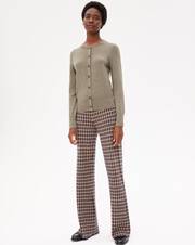 Tailored jacquard trousers