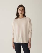 Pull col rond ample