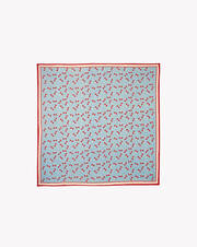 Mini cherries square scarf 120 x 120 cm