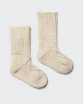 Twisted newborn socks