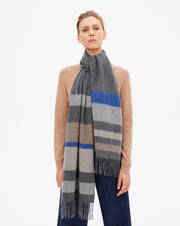 Striped scarf 200 x 40 cm