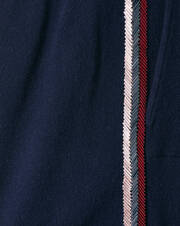 Jogging trousers with applied embroidered bands