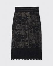 Lace pencil skirt
