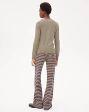 Tailored jacquard trousers