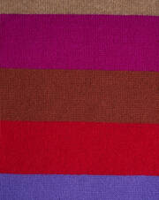 Multicoloured stripes scarf 170 x 40 cm