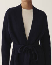 Belted cosy jacket
