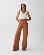 Milano fall-front trousers