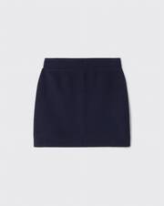 Straight mini skirt