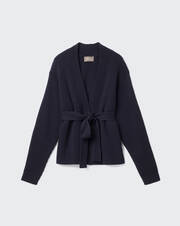 Belted cosy jacket
