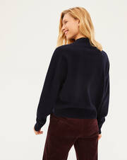 Cashmere wool essential roll-neck sweater