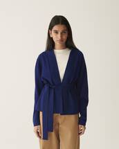 Belted cozy cardigan