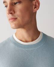 Double-sided round neck jumper