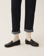 Plain knee-high socks