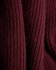 Ribbed roll-neck